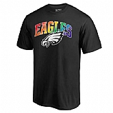 Men's Philadelphia Eagles NFL Pro Line by Fanatics Branded Black Big & Tall Pride T-Shirt,baseball caps,new era cap wholesale,wholesale hats